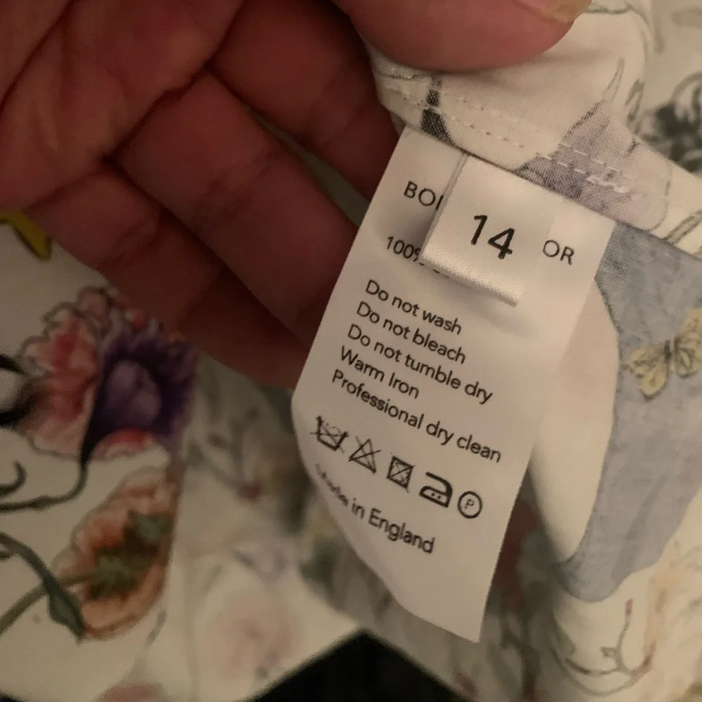 Borgo De Nor Floral Print Long Dress size 14 - Picture 10 of 17